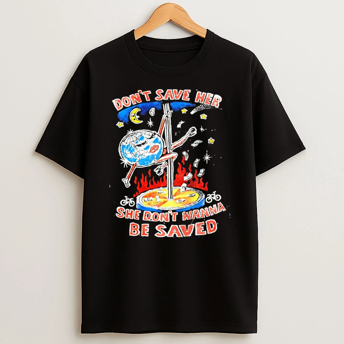 Officials Disco Dont Save Her She Dont Wanna Be Saved Premium T Shirt Sweatshirt Hoodie