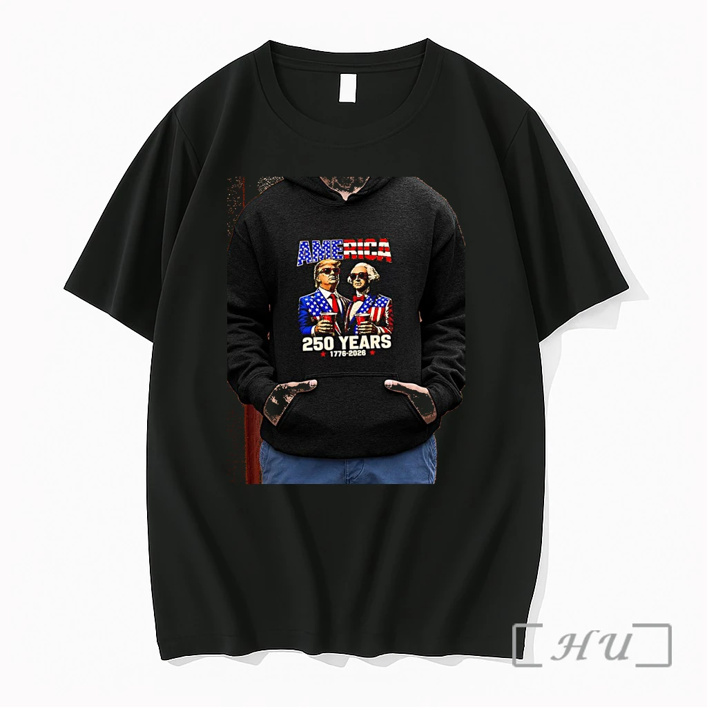 Officials Donald Trump And George Washington America 250 Years 1776 2026 Patriotic Party Premium Shirt Sweatshirt Tee