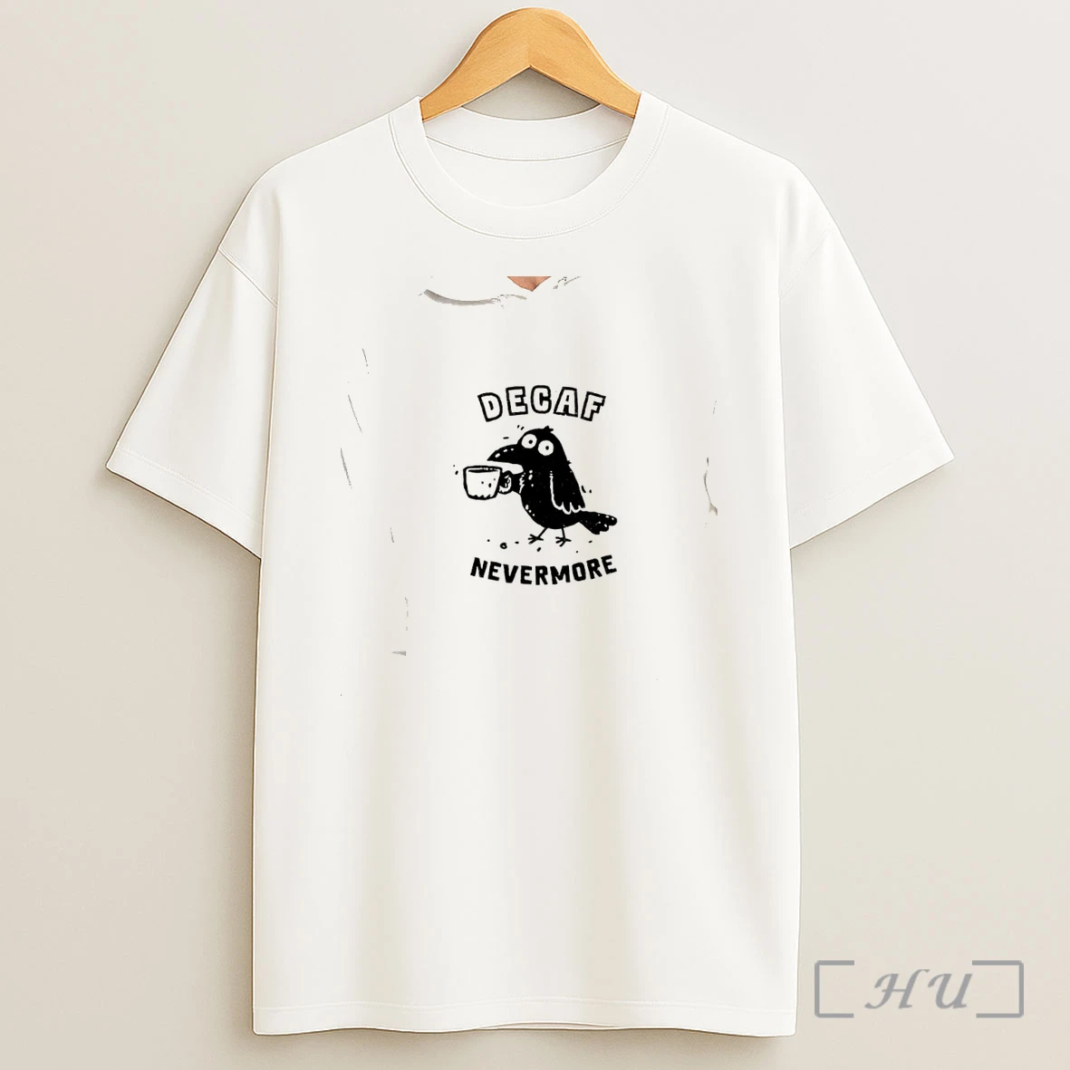 Officials Edgar Allan Poe Raven Coffee Decaf Nevermore Literary Parody Humor Premium Shirt Sweatshirt Tee