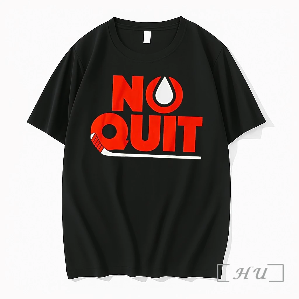 Officials Edmonton Hockey No Quit Black Premium Shirt Sweatshirt Tee