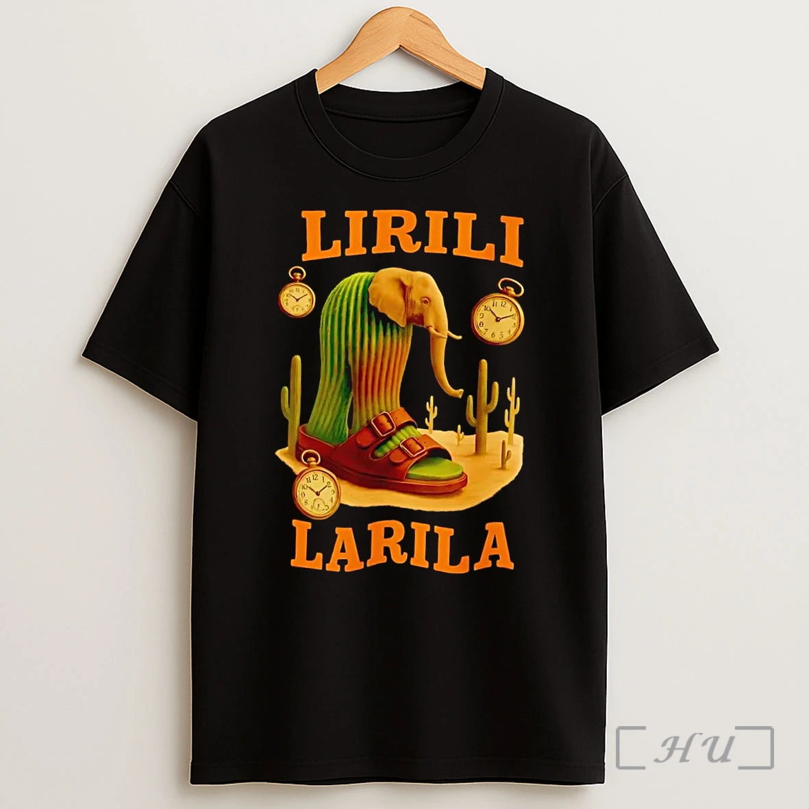 Officials Elephant Cactus Italian Brand Black Premium Shirt Sweatshirt Tee