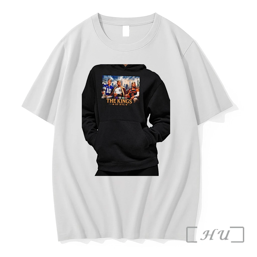 Officials Eli Manning Derek Jeter And Jalen Brunson The Kings Of Nyc Premium Shirt Sweatshirt Tee