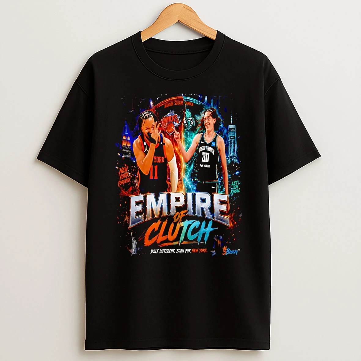 Officials Empire Of Clutch Built Different Born For New York Knicks Liberty Premium T Shirt Sweatshirt Hoodie