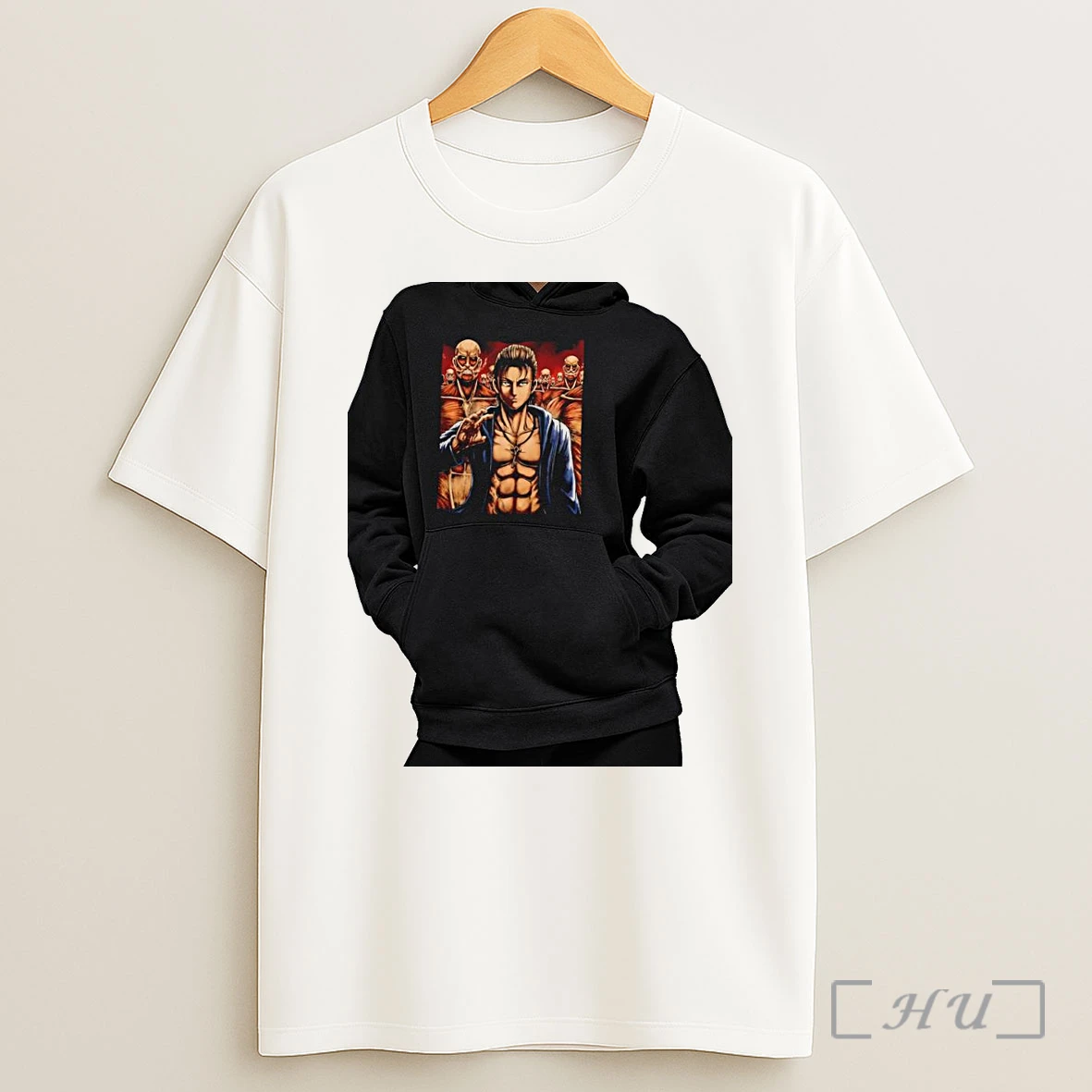 Officials Eren Yeager Attack On Titan The Rumbling With Colossal Titans Character Premium Shirt Sweatshirt Tee