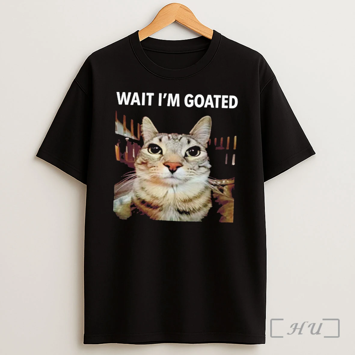 Officials Eric Hartman Wait Im Goated Meme Cat Tee Premium Shirt Sweatshirt Tee