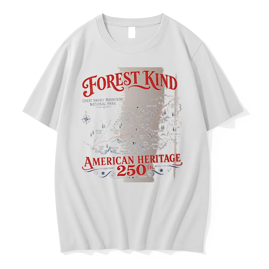 Officials Forest Kind Great Smoky Mountains National Park American Heritage 250th White Premium T Shirt Sweatshirt Hoodie