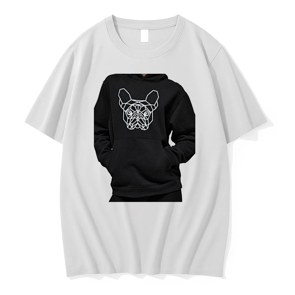Officials French Bulldog Low Poly Geometric Premium T Shirt Sweatshirt Hoodie