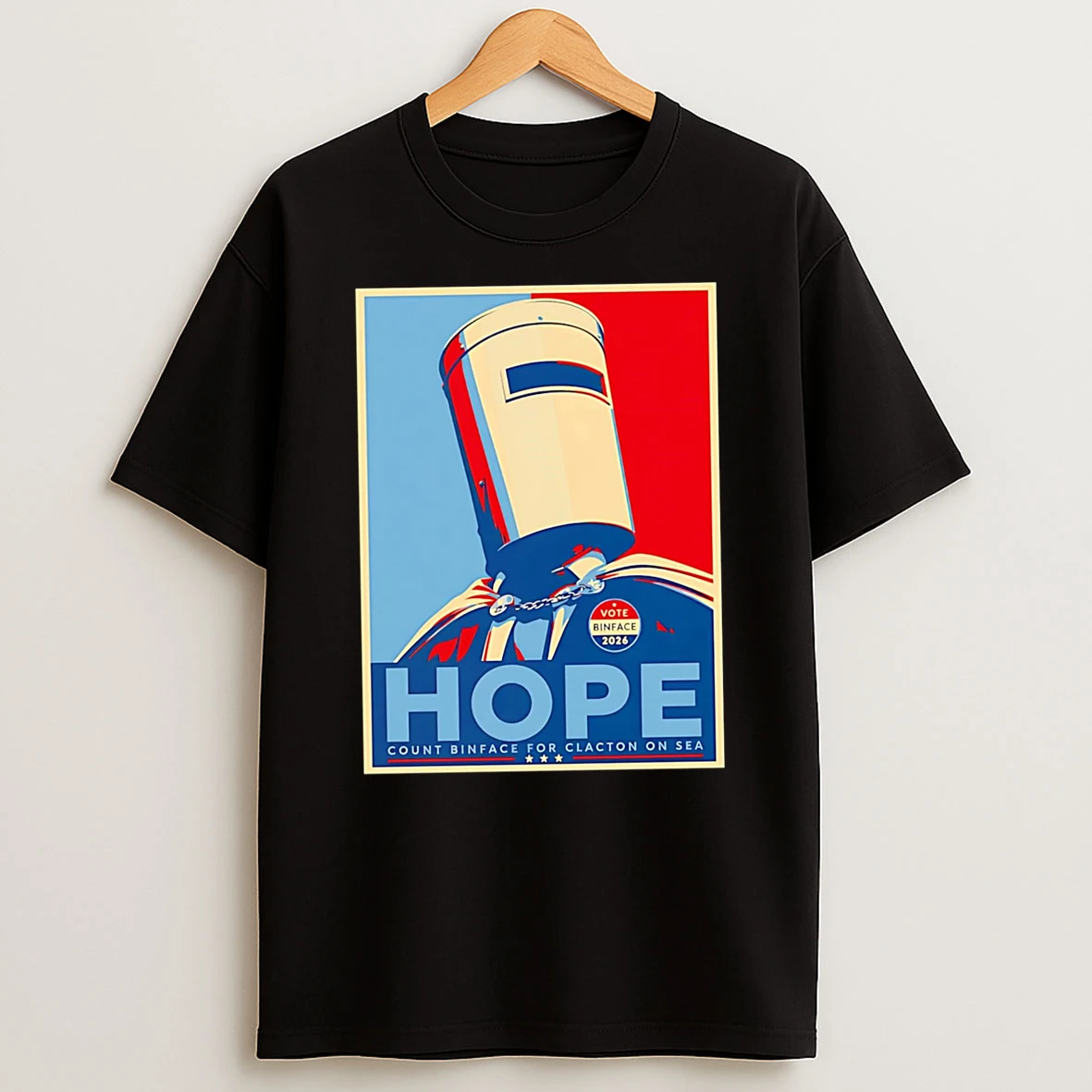 Officials Hope Count Binface For Clacton On Sea Vote Binface 2026 Premium T Shirt Sweatshirt Hoodie