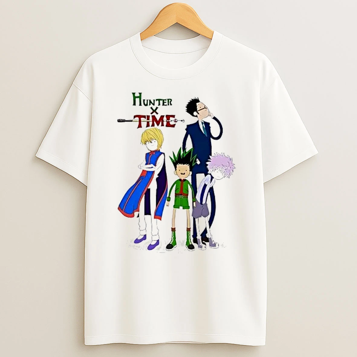 Officials Hunter X Time Adventure Time Hunter X Hunter Mashup Premium T Shirt Sweatshirt Hoodie
