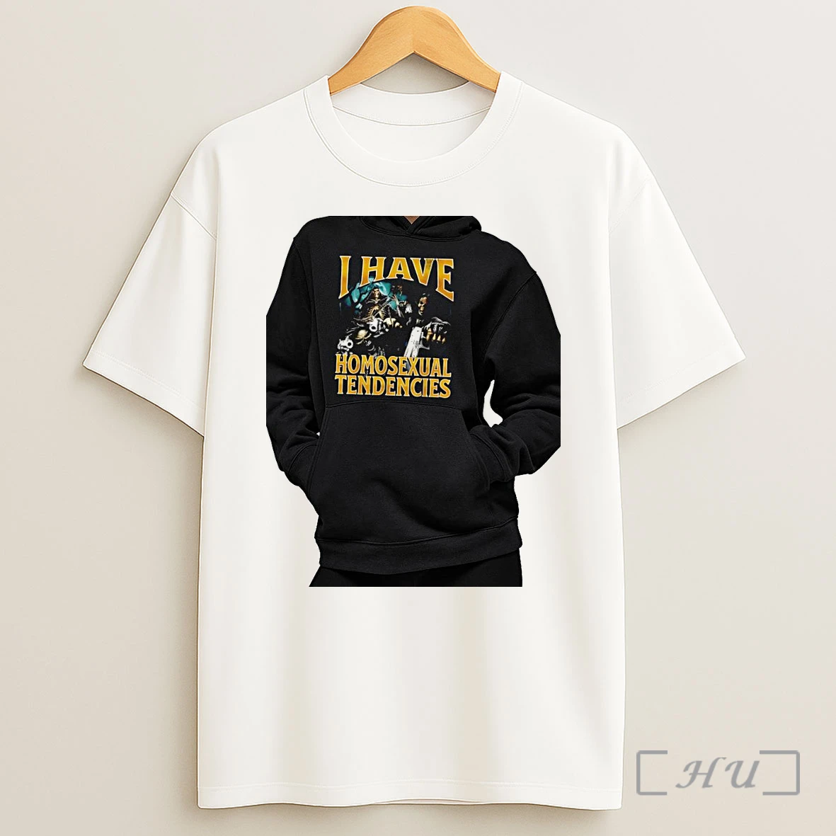 Officials I Have Homosexual Tendencies Grim Reaper Skeleton Gunmen Premium Shirt Sweatshirt Tee