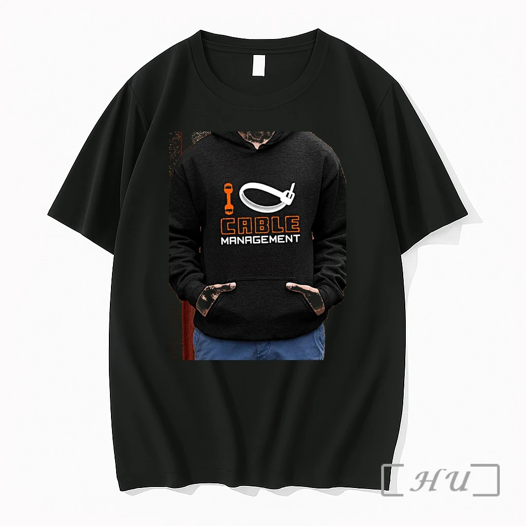 Officials I Love Cable Management With Ethernet Connector And Zip Tie Tech It Network Premium Shirt Sweatshirt Tee