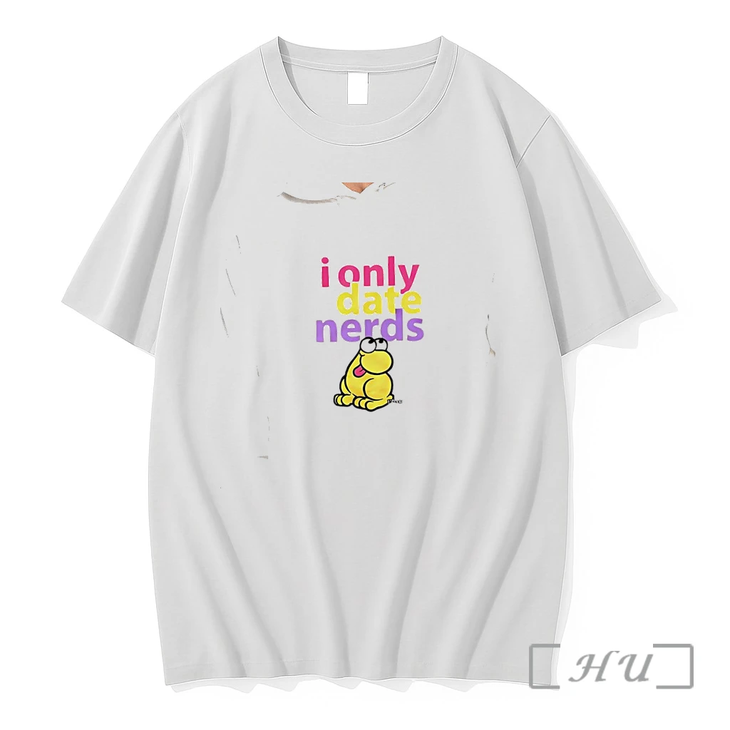 Officials I Only Date Nerds Bub Character 90s Cartoon Series Premium Shirt Sweatshirt Tee