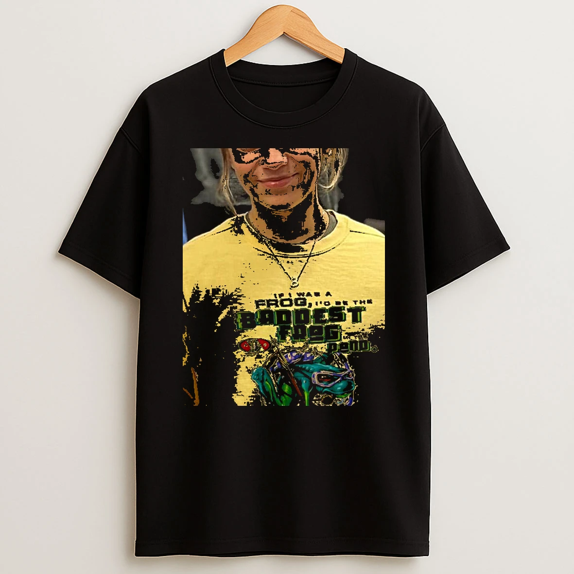 Officials If I Was A Frog I Would Be The Baddest Frog In The Pond Premium T Shirt Sweatshirt Hoodie