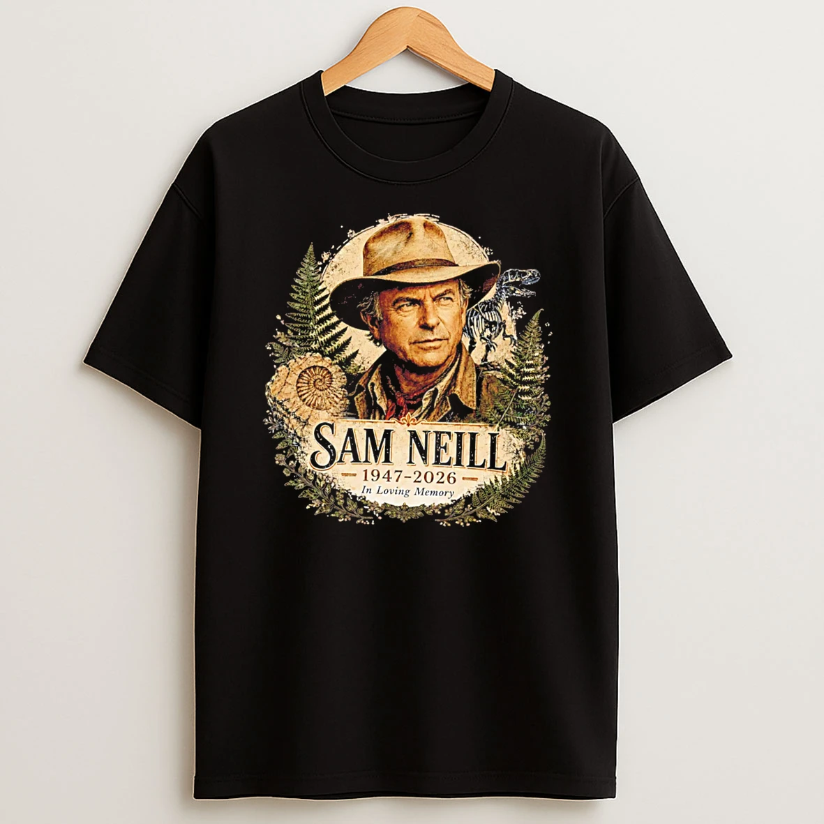 Officials In Loving Memory Sam Neill Tribute Tee Premium T Shirt Sweatshirt Hoodie
