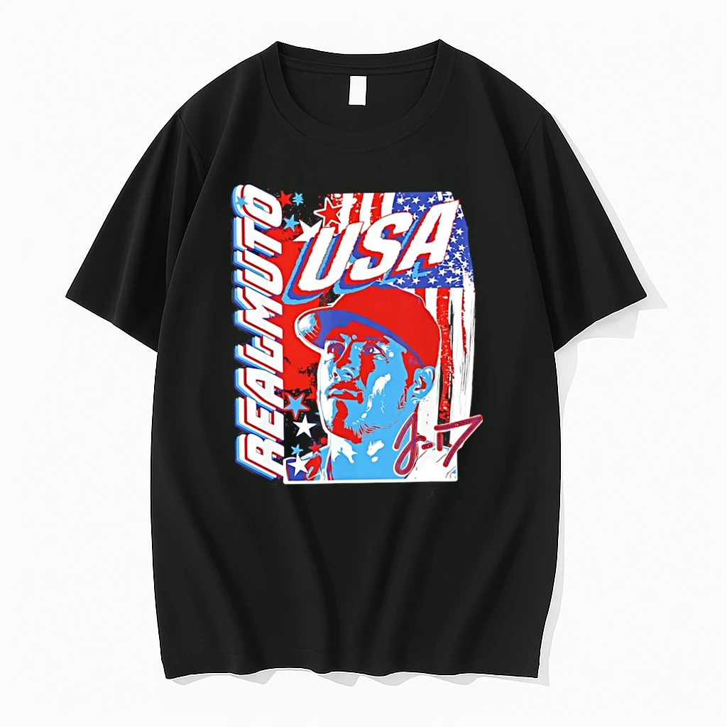 Officials J T Realmuto Usa Mlb International Baseball Signature Premium T Shirt Sweatshirt Hoodie