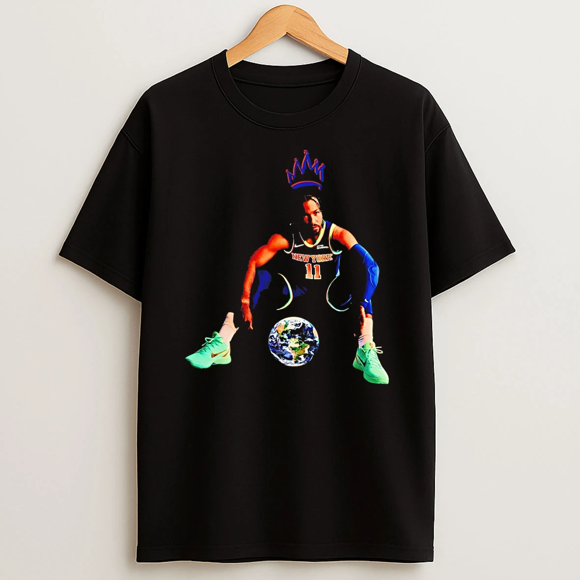 Officials Jalen Brunson New York Knicks Earth If Cap Ruled The World Nba 2026 Premium T Shirt Sweatshirt Hoodie