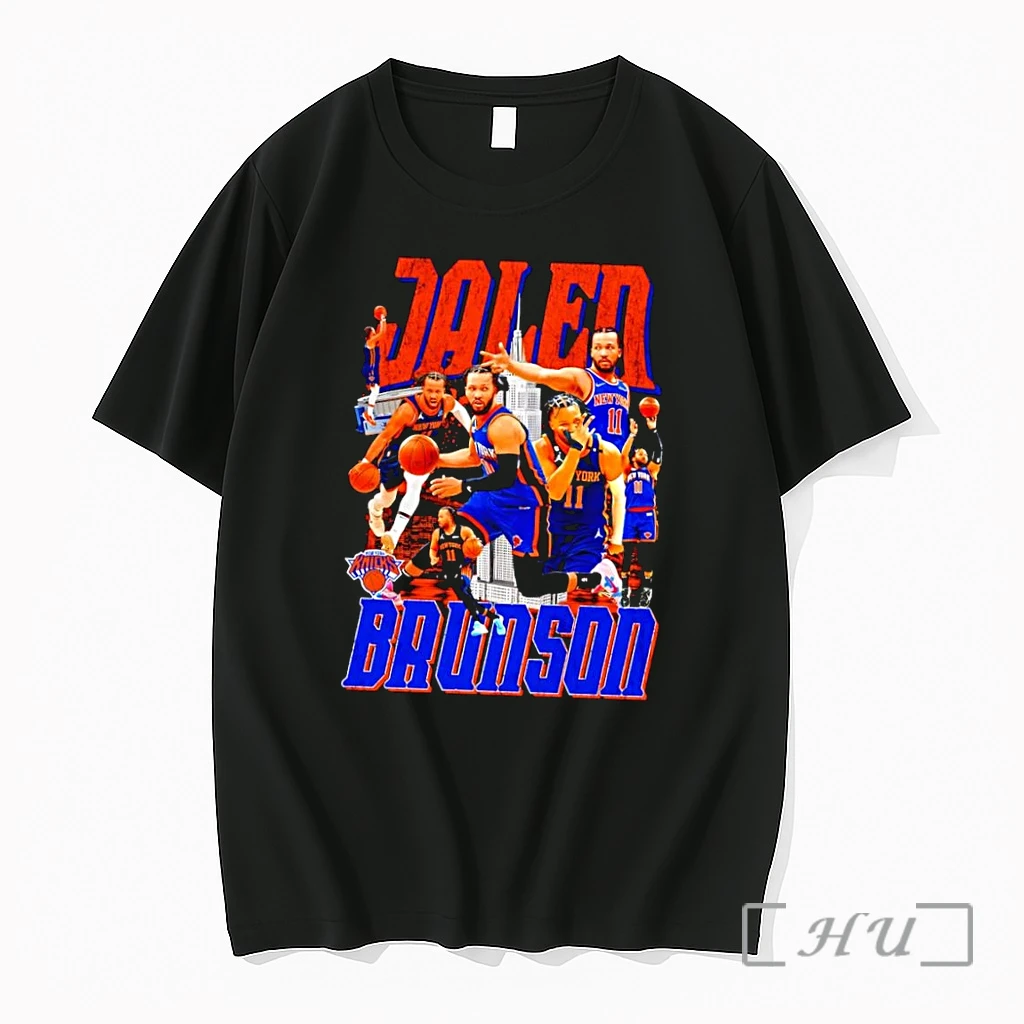 Officials Jalen Brunson New York Knicks Black Premium Shirt Sweatshirt Tee