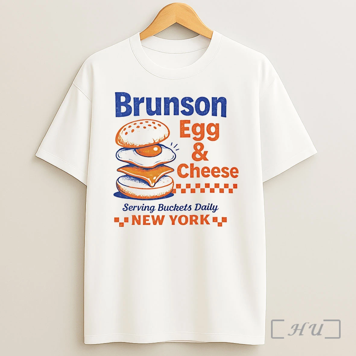 Officials Jalen Brunson Brunson Egg Cheese Serving Buckets Daily New York Premium Shirt Sweatshirt Tee