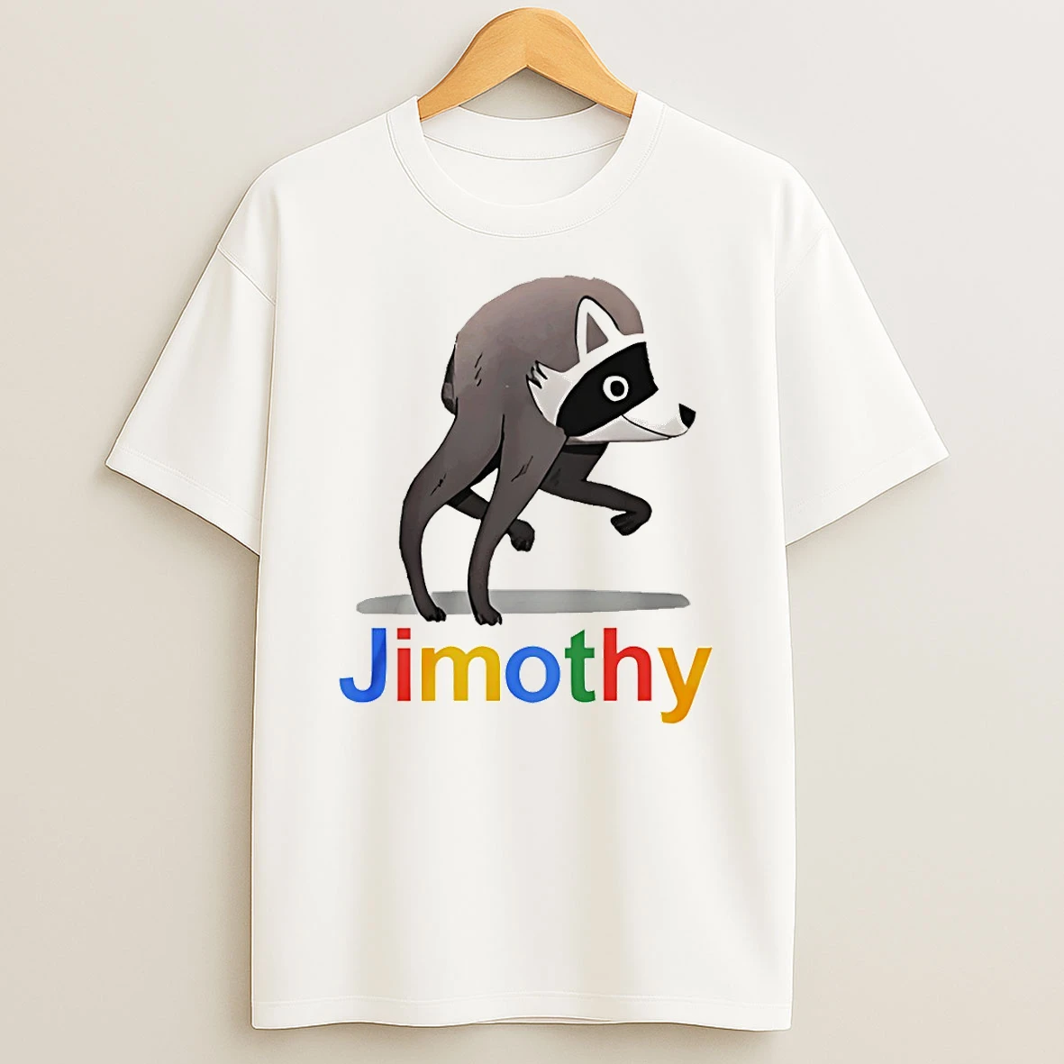 Officials Jimothy The Raccoon Iconic Google Text Style Premium T Shirt Sweatshirt Hoodie