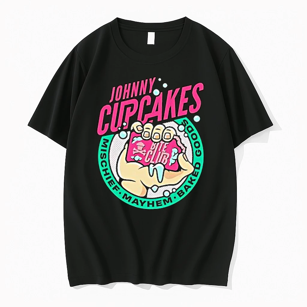 Officials Johnny Cupcakes Bite Club Mischief Mayhem Baked Goods Premium T Shirt Sweatshirt Hoodie