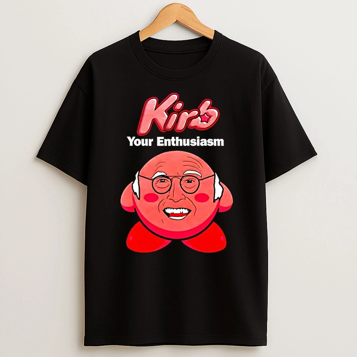 Officials Kirby Your Enthusiasm Larry David Mashup Premium T Shirt Sweatshirt Hoodie