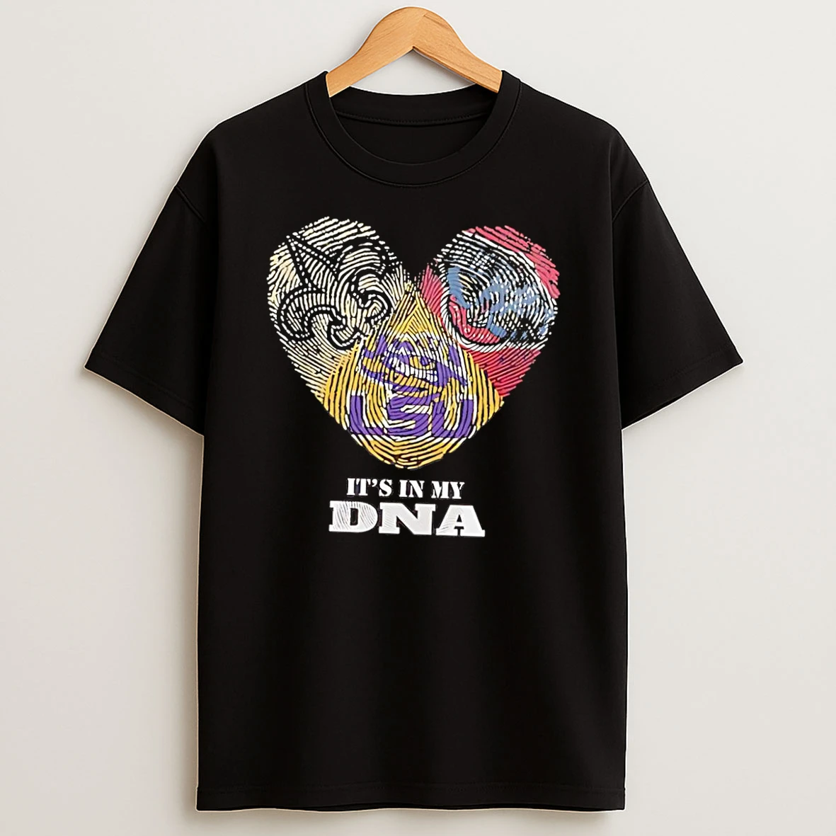 Officials Lsu New Orleans Saints Its In My Dna Black Premium T Shirt Sweatshirt Hoodie