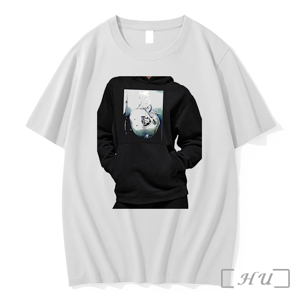Officials Las Vegas Raiders Nfl Football Helmet Held By Player With Hand Wrap Logo Premium Shirt Sweatshirt Tee