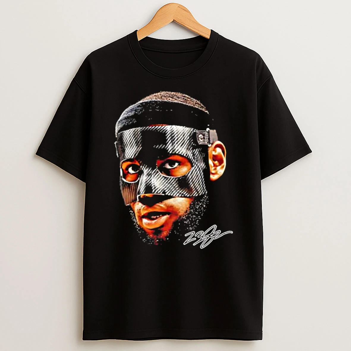 Officials Lebron James Miami Heat Mask Nba 236 Signature Premium T Shirt Sweatshirt Hoodie