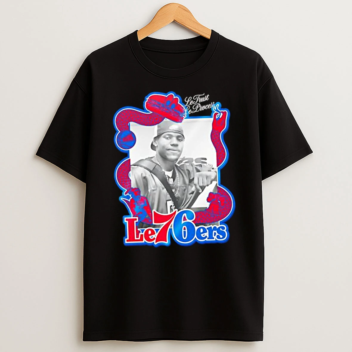 Officials Lebron James Philadelphia 76ers Letrust Leprocess Le76ers Premium T Shirt Sweatshirt Hoodie