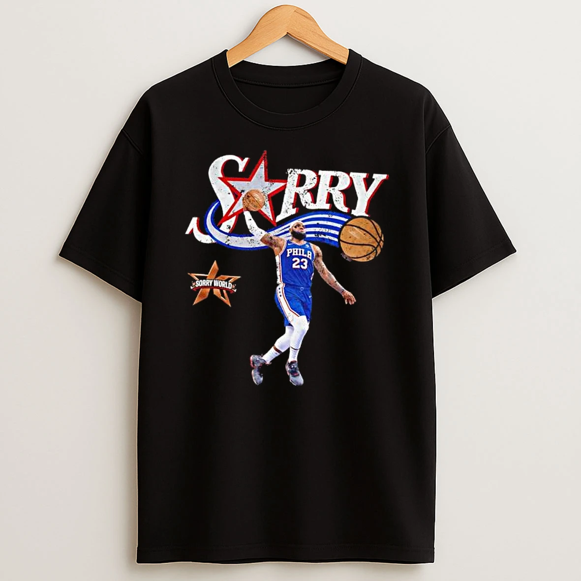 Officials Lebron James Philadelphia 76ers Sorry Sorry World Women Premium T Shirt Sweatshirt Hoodie