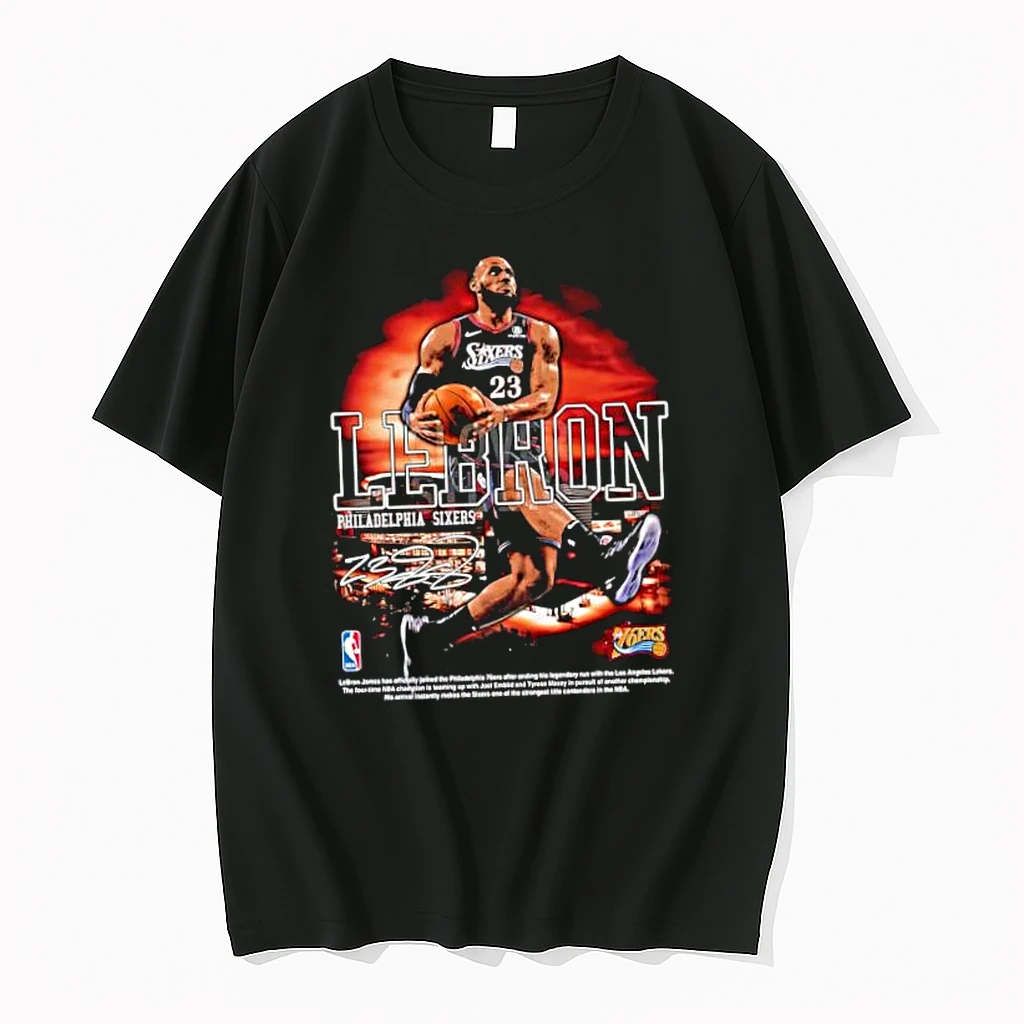 Officials Lebron James Philadelphia 76ers Lebron Philadelphia Sixers Signature Premium T Shirt Sweatshirt Hoodie