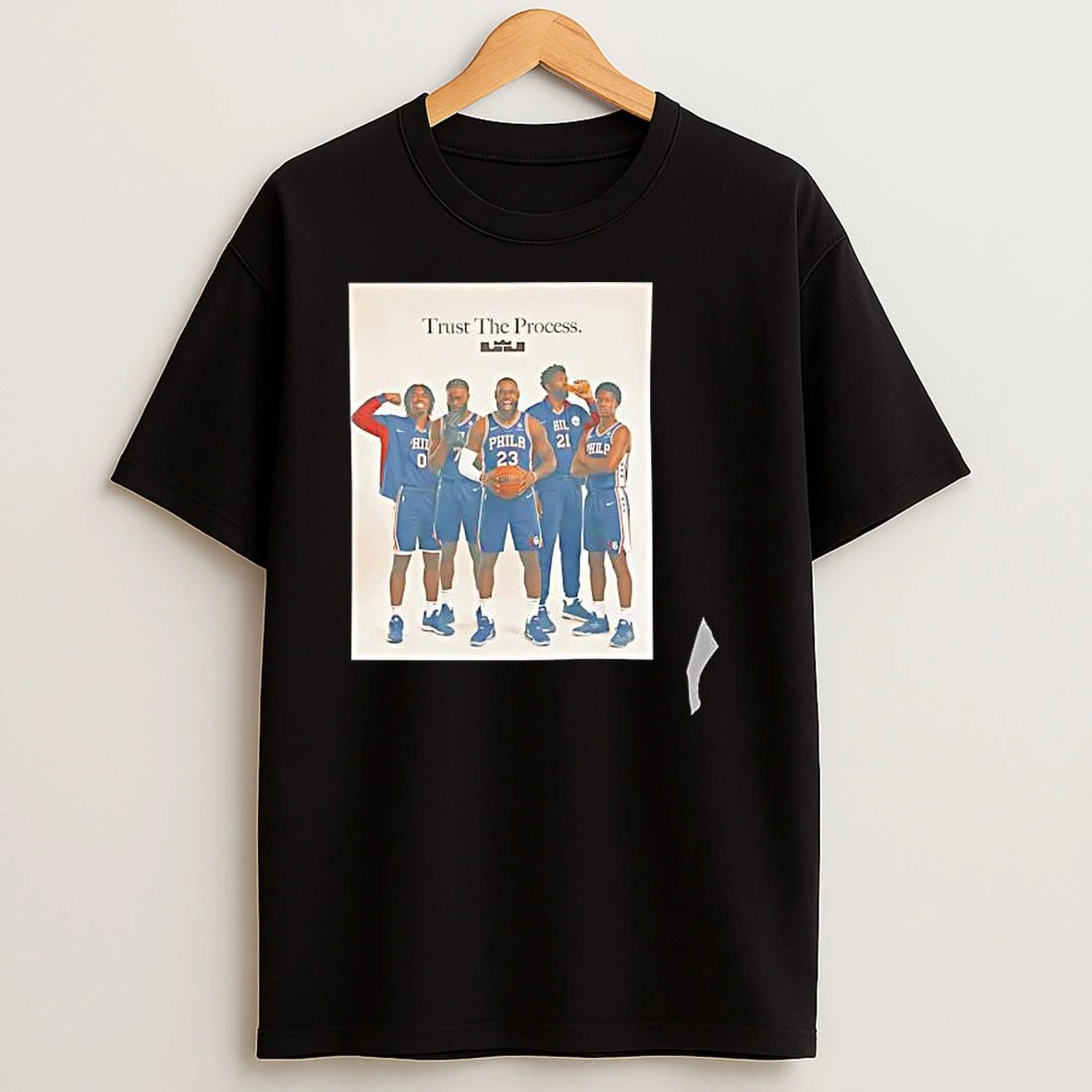 Officials Lebron James Philadelphia 76ers Trust The Process Premium T Shirt Sweatshirt Hoodie