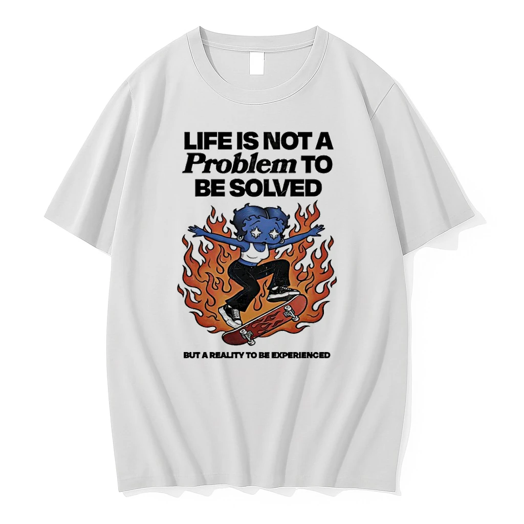 Officials Life Is Not A Problem To Be Solved But A Reality To Be Experienced Premium T Shirt Sweatshirt Hoodie