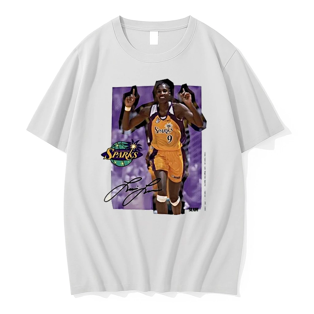 Officials Lisa Leslie Los Angeles Sparks No 9 Signature Premium T Shirt Sweatshirt Hoodie
