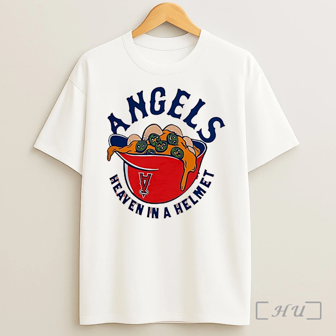 Officials Los Angeles Angels Heaven In A Helmet Food Tee Premium Shirt Sweatshirt Tee