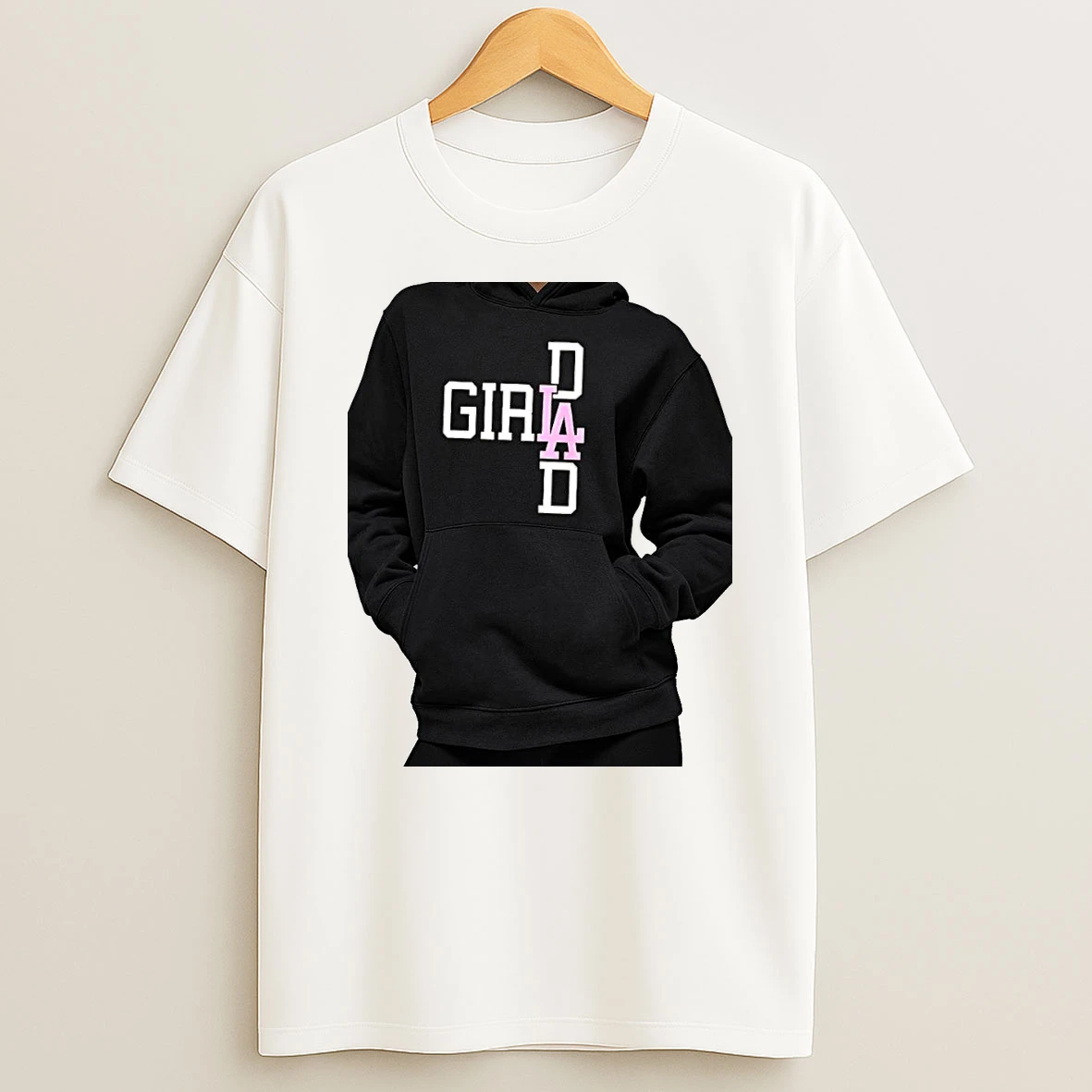 Officials Los Angeles Dodgers Girl Dad Mlb Team Baseball Premium T Shirt Sweatshirt Hoodie