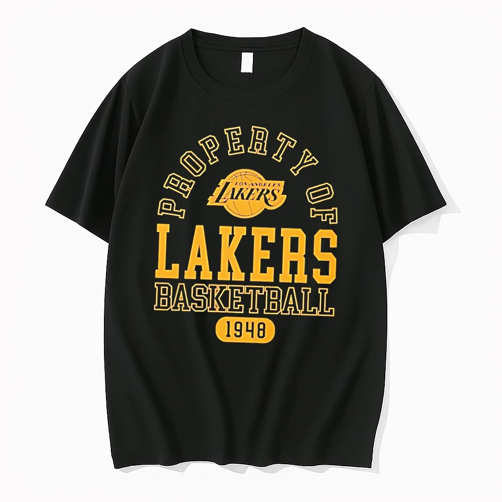 Officials Los Angeles Lakers Apparel Property Of Lakers Basketball 1948 Black Premium T Shirt Sweatshirt Hoodie