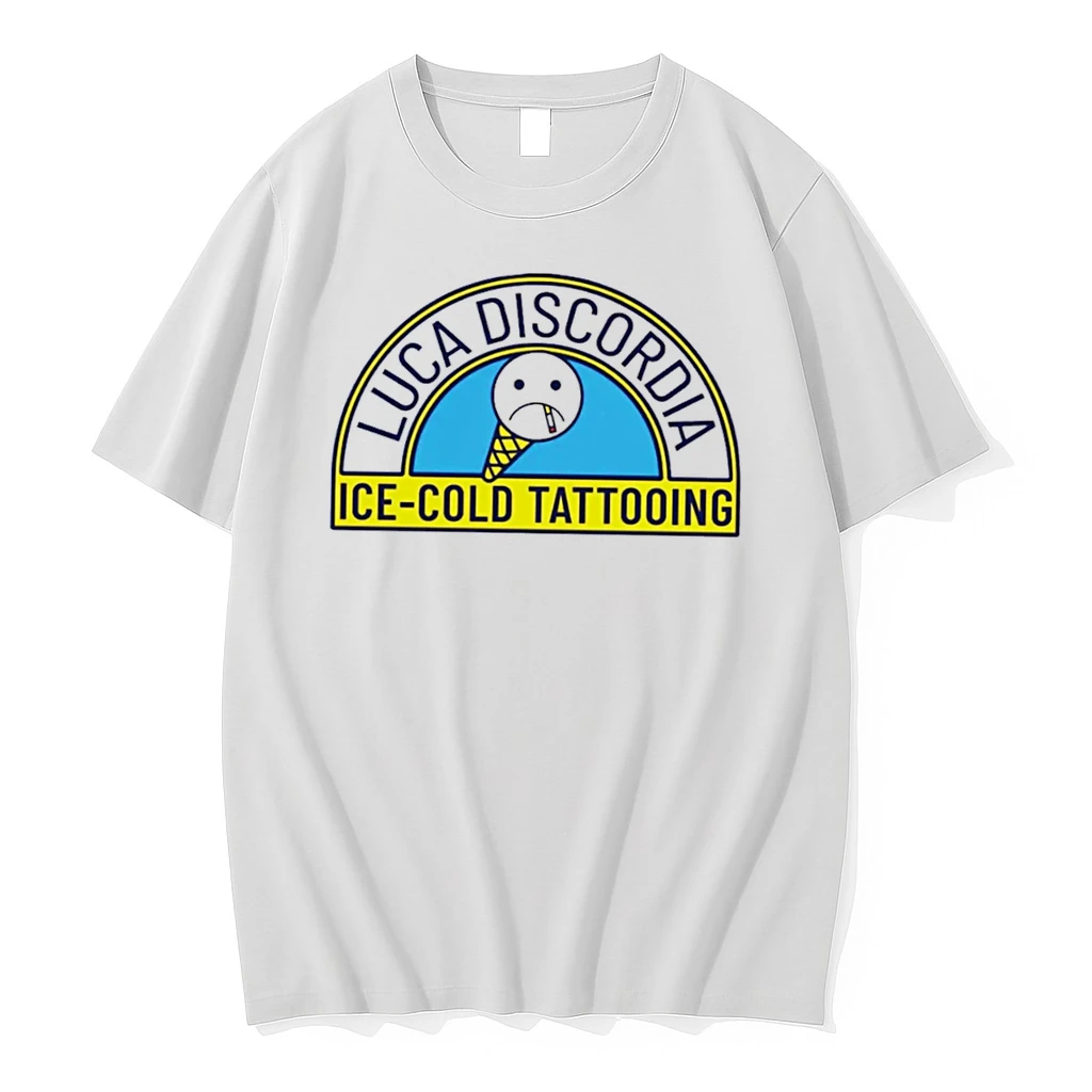 Officials Luca Discordia Ice Cold Tattooing Tattoo Shop Tee Premium T Shirt Sweatshirt Hoodie