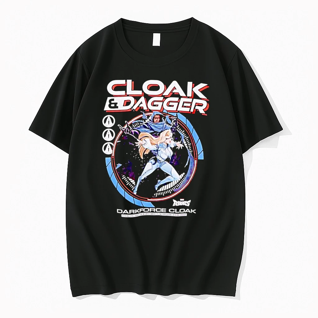 Officials Marvel Rivals Cloak Dagger Darkforce Cloak Attacks Target Nearest Enemy Black Premium T Shirt Sweatshirt Hoodie