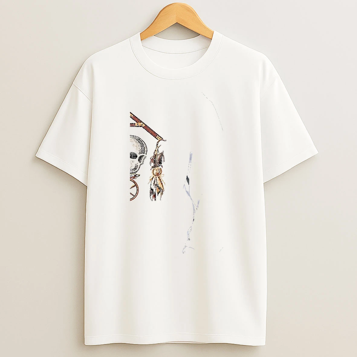 Officials Memento Mori Roman Mosaic Skull Premium T Shirt Sweatshirt Hoodie