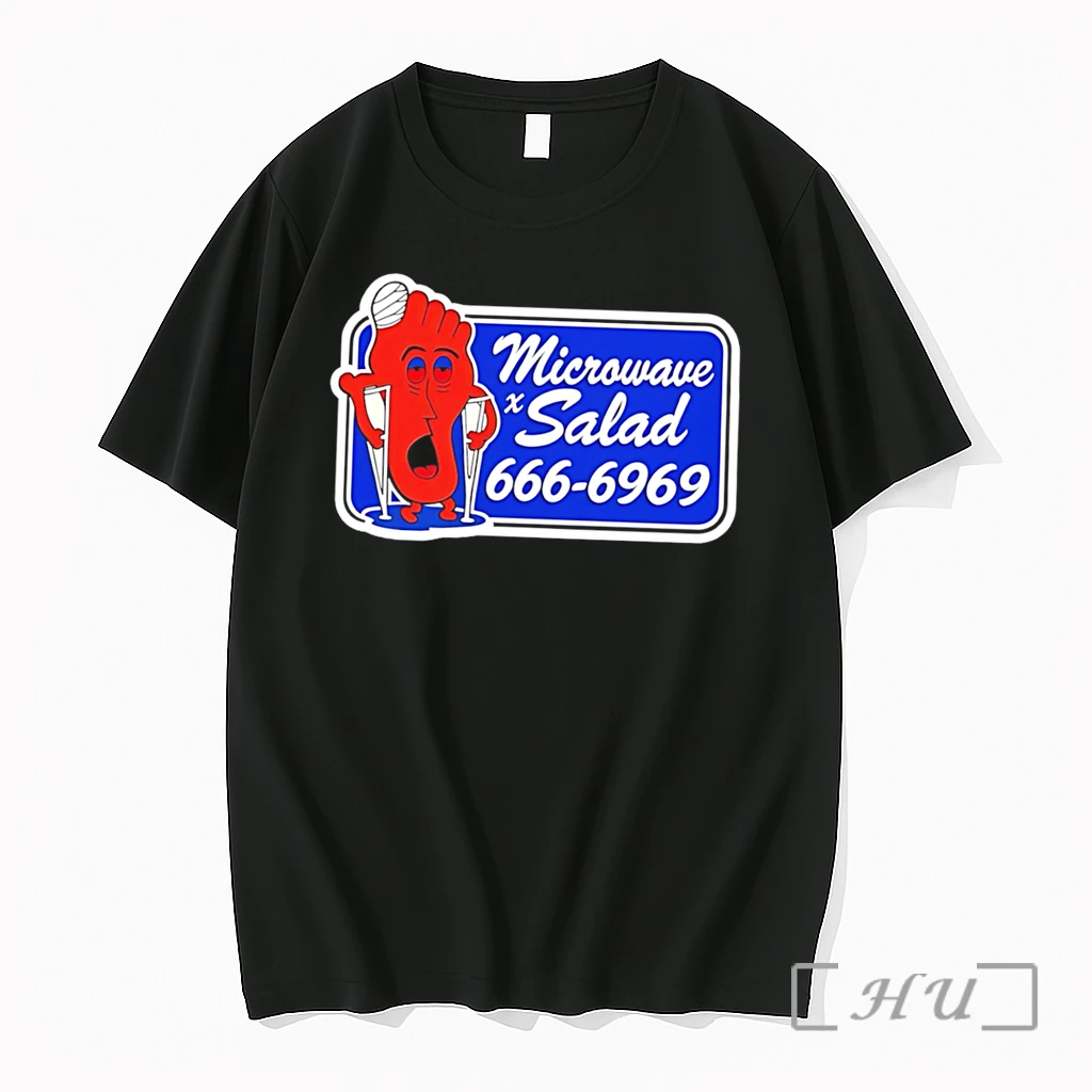 Officials Microwave Salad Foot Cartoon Tee Premium Shirt Sweatshirt Tee