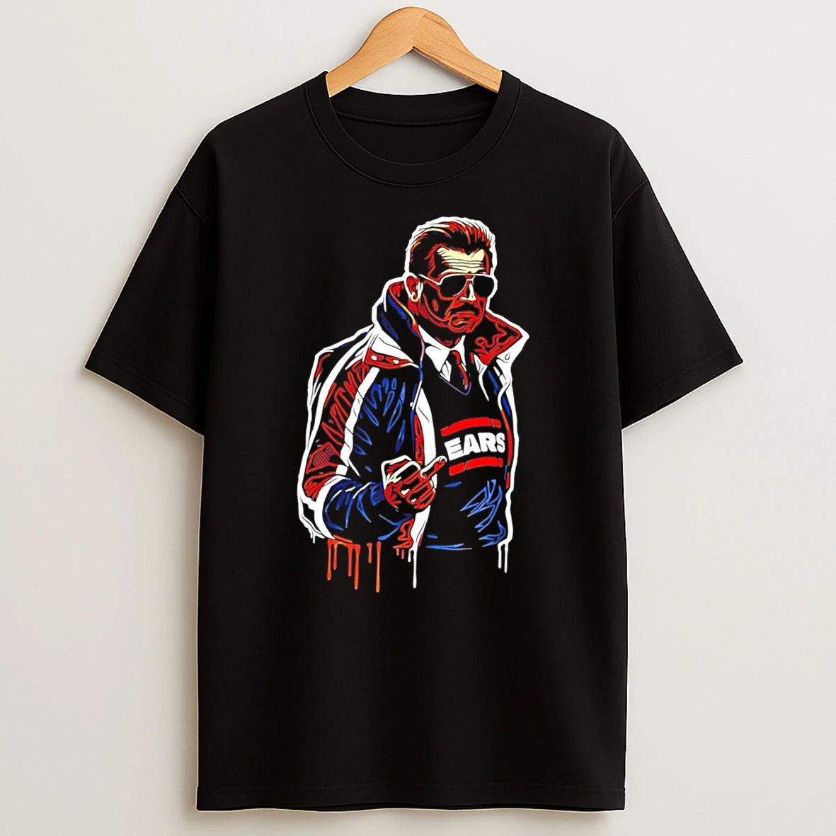 Officials Mike Ditka Ears Chicago Bears Art Tee Premium T Shirt Sweatshirt Hoodie