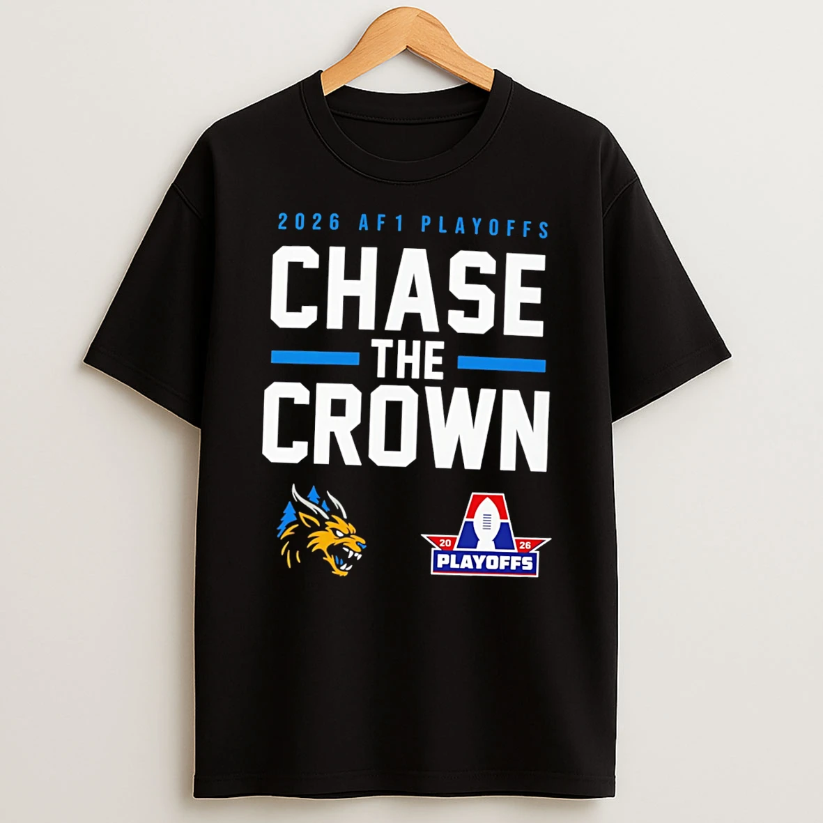 Officials Minnesota Monsters Chase The Crown 2026 Af1 Playoffs Logo Tee Premium T Shirt Sweatshirt Hoodie