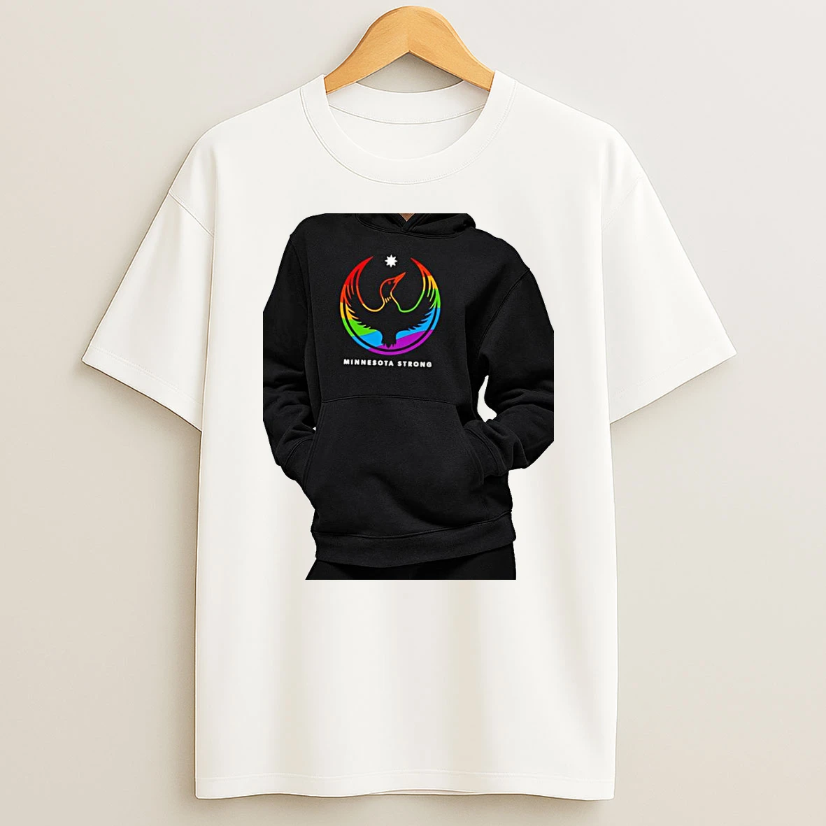 Officials Minnesota Strong Pride Loon Logo Premium T Shirt Sweatshirt Hoodie