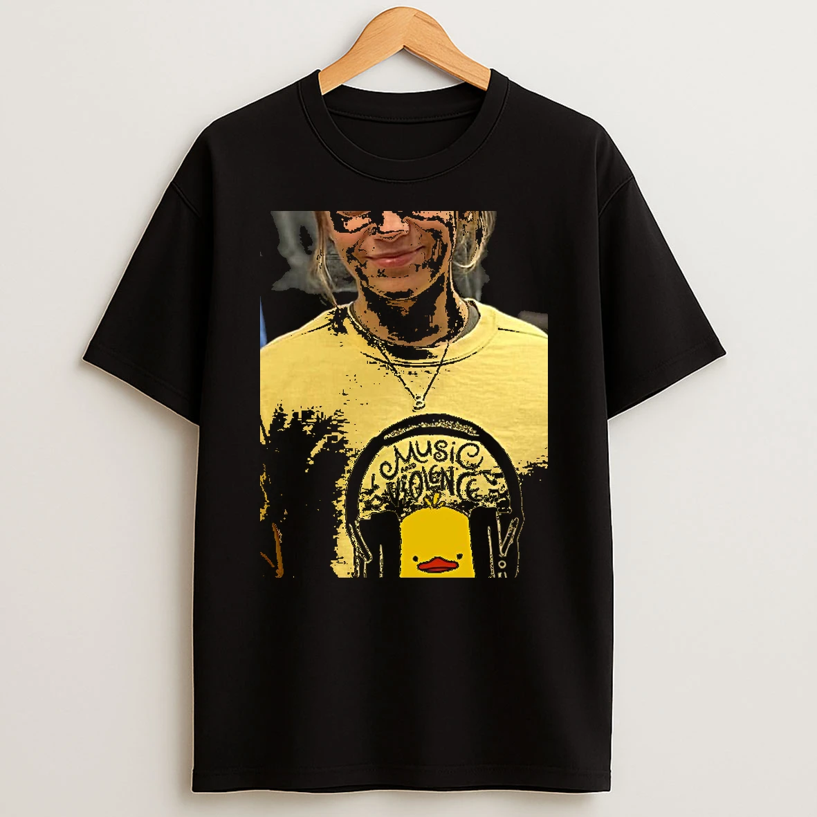 Officials Music And Violence Duck With Knife Funny Premium T Shirt Sweatshirt Hoodie