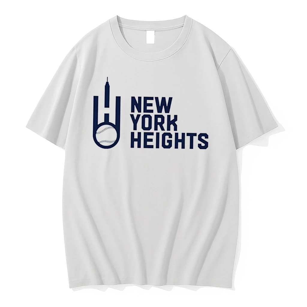 Officials New York Heights Baseball Logo City Skyline Tee Premium T Shirt Sweatshirt Hoodie