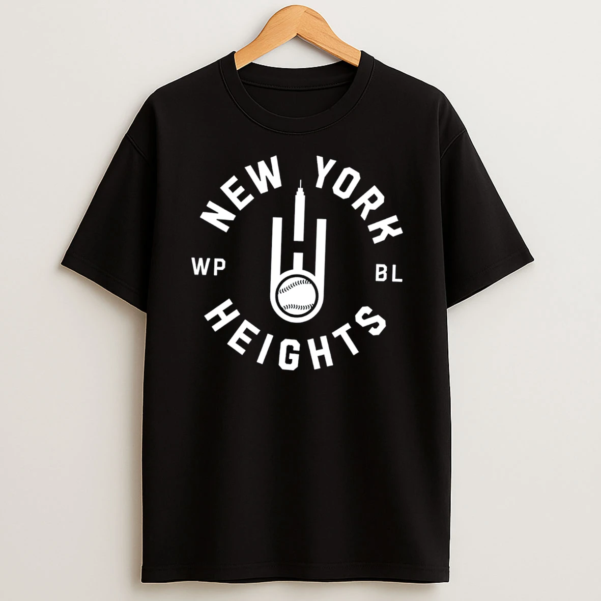 Officials New York Heights Wp Bl Baseball Logo Tee Premium T Shirt Sweatshirt Hoodie