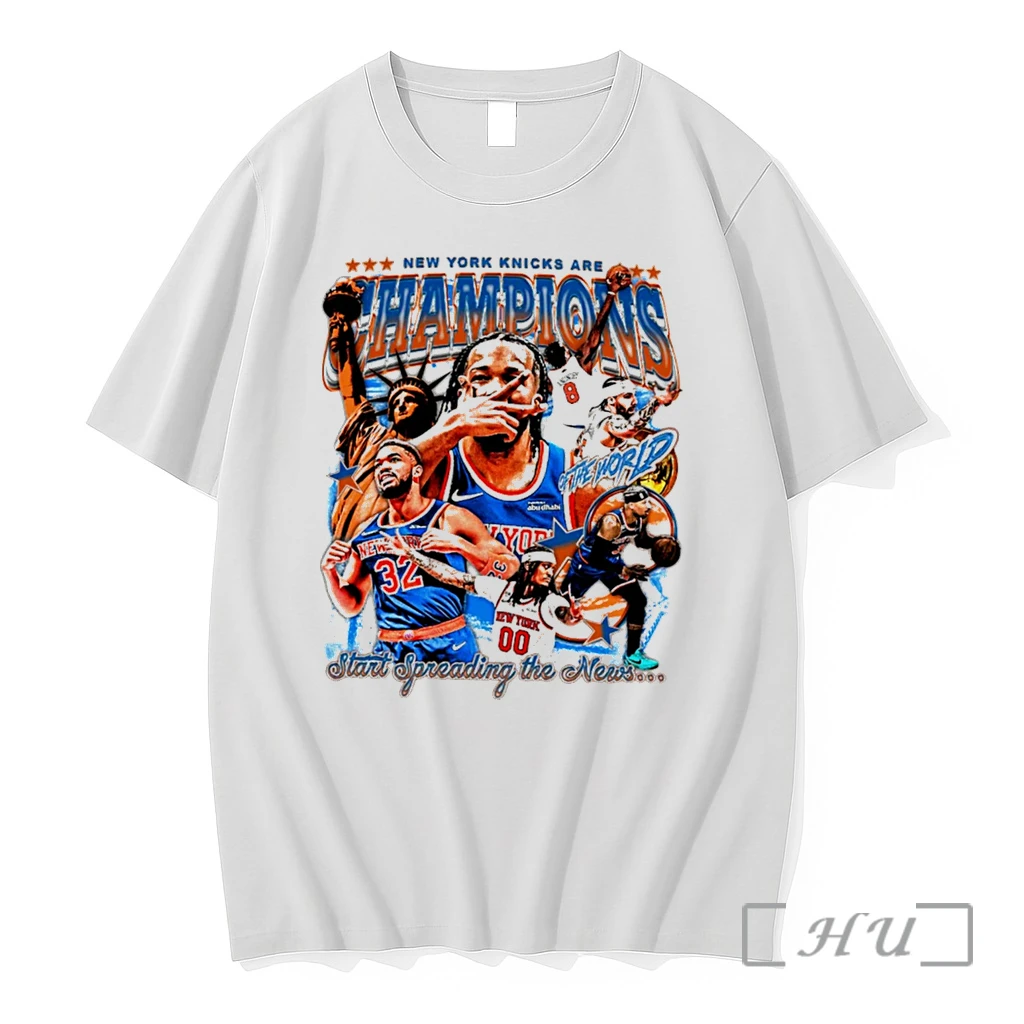 Officials New York Knicks 2026 Nba Champions Start Speading The News Graphic Tee Premium Shirt Sweatshirt Tee