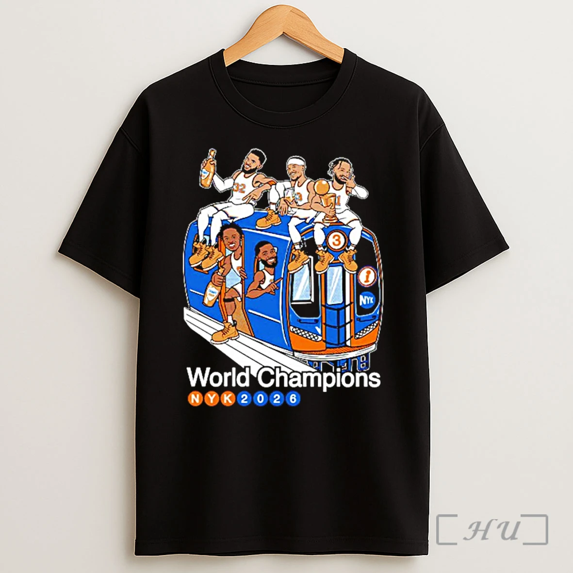 Officials New York Knicks 2026 Nyk World Champions Duckboat Subway Cartoon Premium Shirt Sweatshirt Tee