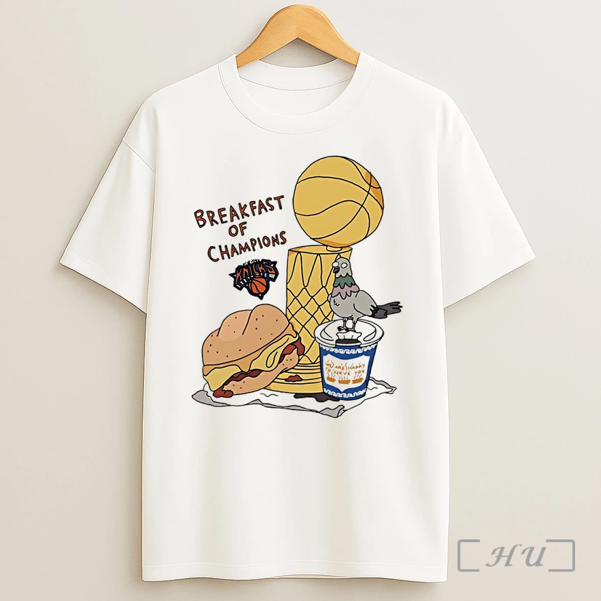 Officials New York Knicks Breakfast Of Champions Premium Shirt Sweatshirt Tee
